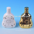 Wholesale ceramic white small wine bottles for sale with led light for decoration